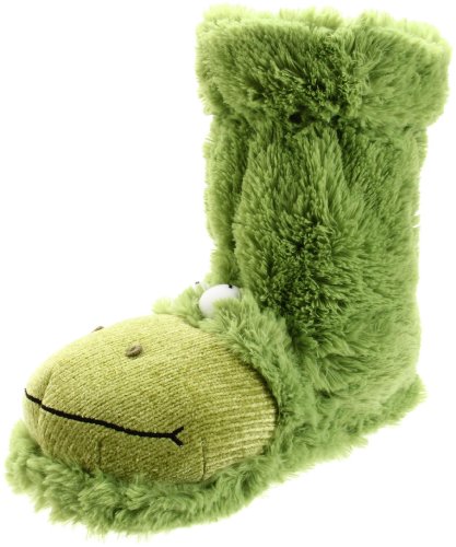 Aroma Home Fun for Feet Slipper Socks, Large, Green