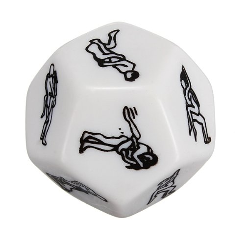 2pcs Party Game Adult Funny Novelty Gift 12 Sides Sex Dice