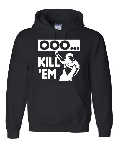 XX-Large Black Adult Ooo Kill Em Ooh Kill Em Funny Viral Video Sweatshirt Hoodie