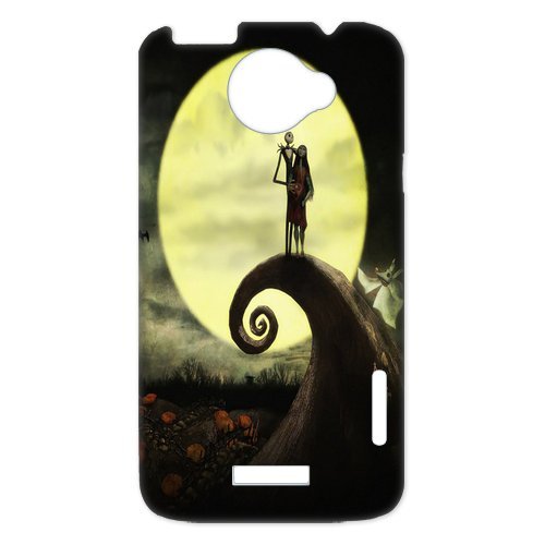 Creative Funny Picture Of Disney Nightmare Before Christmas Jack Skellington Head Snap On HTC One X Case