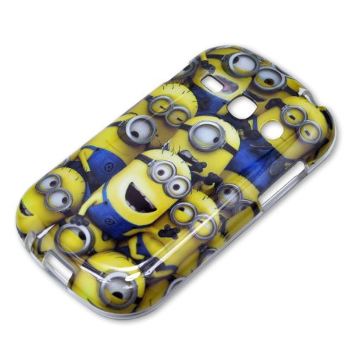 Beautiful 3D Joyous Funny Little Yellow Brat Lovely Hard Case Cover for Samsung Galaxy Fame S6810-Xmas Gift