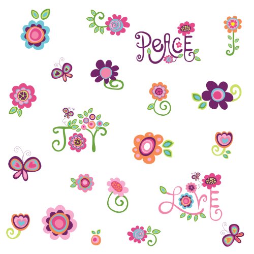 RoomMates RMK1649SCS Love, Joy, Peace Peel & Stick Wall Decals