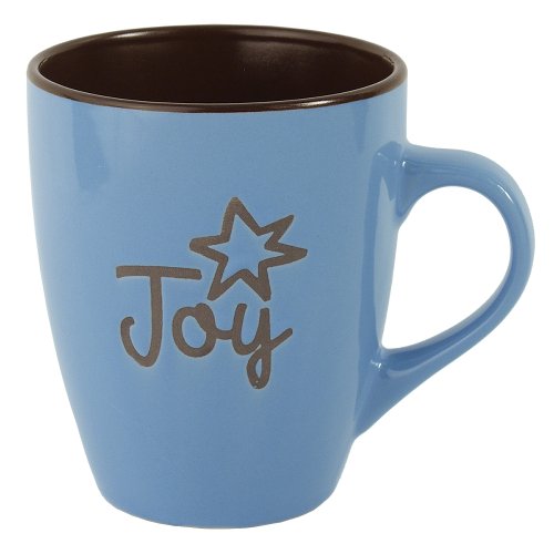 Blue “Joy” Mug