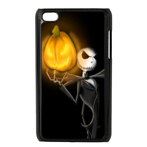Creative Funny Picture Of Nightmare Before Christmas Jack Skellington Head snap on IPod Touch 4 Hard Case Cover For IPod Touch 4