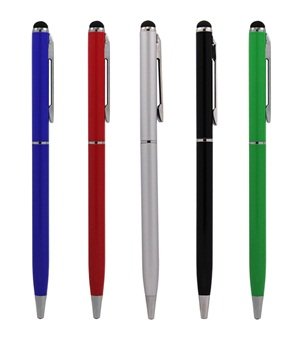Case Star 5 pieces (Black, Red, Silver,Green,Blue) Universal Slim styli/stylus for tablet/cellphone touch screen Including Kindle Fire, Apple iPad 2 iPad 3, Motorola Xoom, Samsung Galaxy Tab, BlackBerry PlayBook and Case Star Cellphone Bag