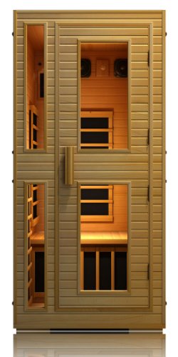 JNH Lifestyles Joyous 1 Person Far Infrared Sauna 6 Carbon Fiber Heaters, 5 Year Warranty