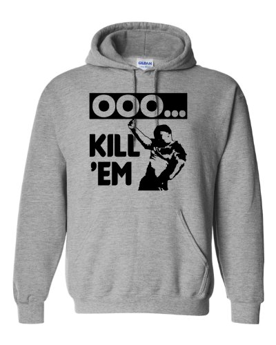 Medium Oxford Adult Ooo Kill Em Ooh Kill Em Funny Viral Video Sweatshirt Hoodie