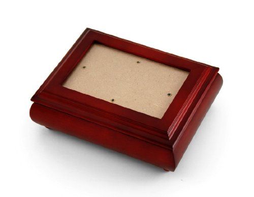 Amazing Brown Lacquered Photo Frame Musical Jewelry Box (My Funny Valentine (Lorenz Hart/Richard Rogers))