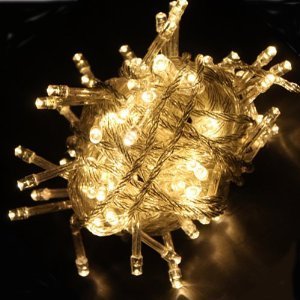 Warm White LED Fairy Light String Holiday Lights for Christmas Party (10M,100 LED)