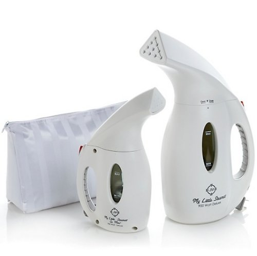Joy Mangano Supreme Steam 900-Watt Premier My Little Steamer and Go Mini Combo Set – WHITE