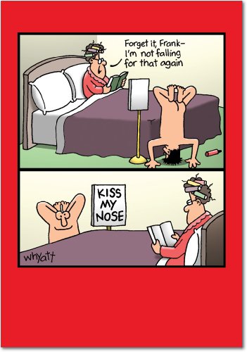 Kiss My Nose Valentine’s Day Funny Greeting Card