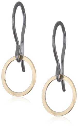 Melissa Joy Manning “Mixed Metal” Small Circle Earrings