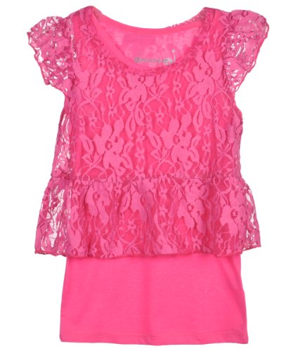 Dream Star “Joyous Flowers” Top – fuchsia, 6