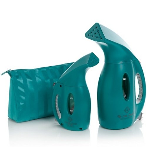 Joy Mangano Supreme Steam 900-Watt Premier My Little Steamer and Go Mini Combo Set – DEEP TEAL