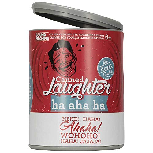 NPW-USA Canned Laughter Sound Machine – Lift The Lid to Hear Laughs Giggles Guffaws