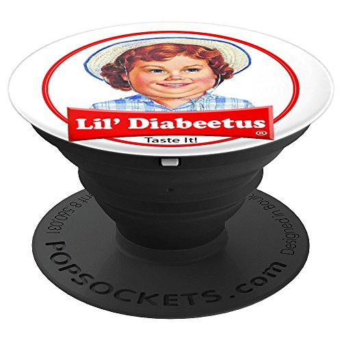 Lil Diabeetus Tasteless Funny Diabetes Pop Socket – PopSockets Grip and Stand for Phones and Tablets