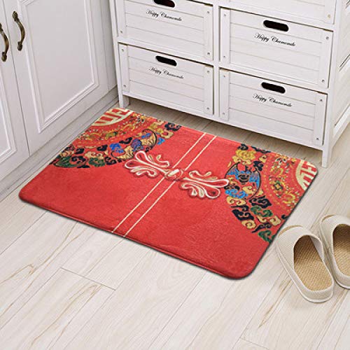 GSYDDTG Joyous Married Home Decor Welcome Doormat Carpets for Living Room Non-Slip Bedroom Rugs Kitchen Floor Mat Wedding Decoration