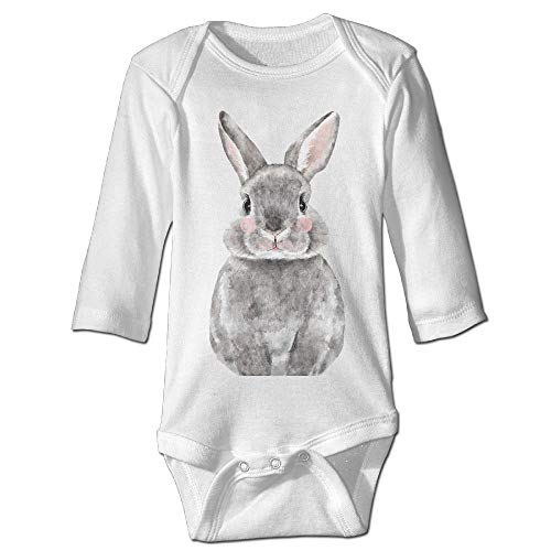 TENGBOKY Funny Baby Onesies Lovely Bunny Onesie Unisex Newborn Clothes Long Sleeve Onesies