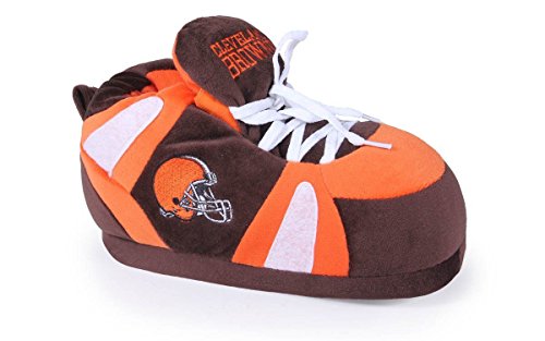 Comfy Feet CLB01-1 – Cleveland Browns – Small – Happy Feet NFL Slippers