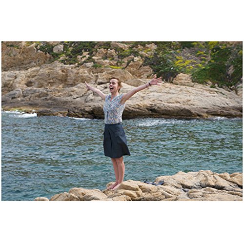 Sandrine Bonnaire 8 inch x 10 inch Photograph Queen to Play (2009) Joyous Standing on Rocks kn