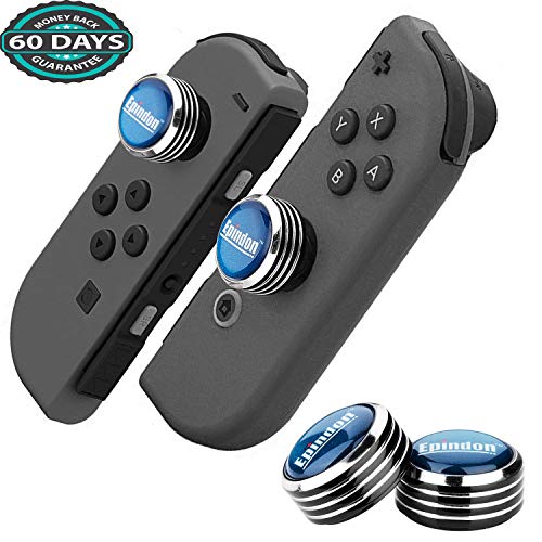 Epindon FPS Thumb Grips, Aim Sticks Cover for Nintendo Switch Joy-Con Controller – NavyBlue