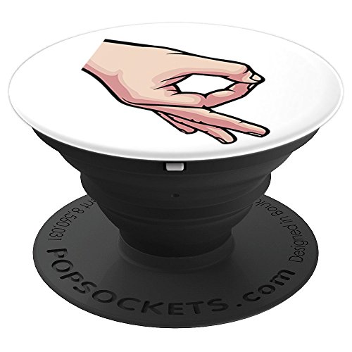 Haha Made You Look Funny Finger Circle Game Gift – PopSockets Grip and Stand for Phones and Tablets