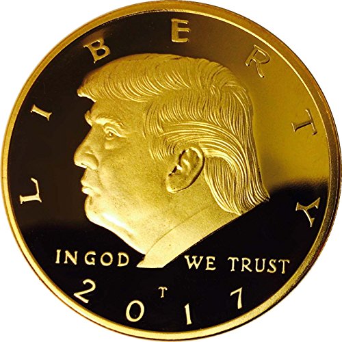 Donald Trump Gold Coin, Gold Plated Collectable Coin and Case Included, 45th President, Certificate of Authenticity Official GOPBOX Donald Trump Gold Coin, Gold Plated Collectable Coin and Case Included, 45th President, Certificate of Authenticity Official GOPBOX