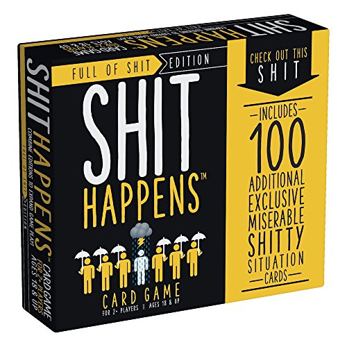 Goliath Games Shit Happens: Full of Shit (Shit Happens Game + 100 Additional Cards!)