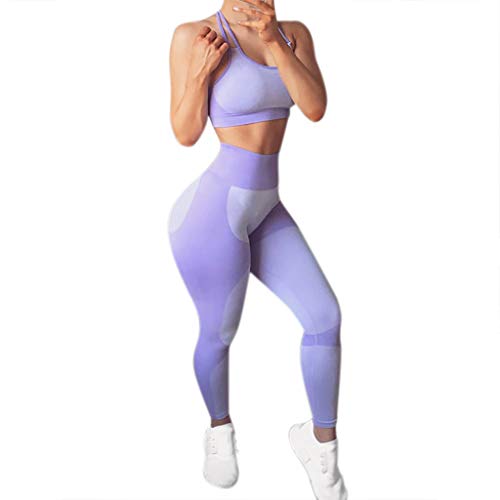 FarJing Women’s Fashion Sexy Leggings Workout Fitness Sports Gym Running Yoga Athletic Pants(L,Purple) FarJing Women’s Fashion Sexy Leggings Workout Fitness Sports Gym Running Yoga Athletic Pants(L,Purple)