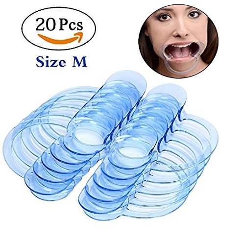 Tootpot Dental Tools 20 Piece M Size C-Shape Blue Intraoral Cheek Lip Retractor Mouth Opener Tootpot Dental Tools 20 Piece M Size C-Shape Blue Intraoral Cheek Lip Retractor Mouth Opener