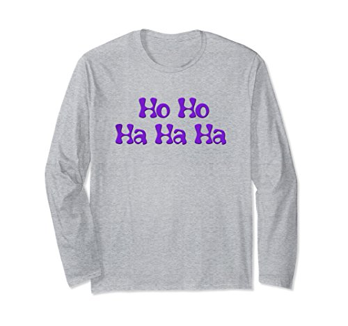 Unisex Fun HO HO HA HA HA Laughter Yoga Shirt Students Teachers Small Heather Grey