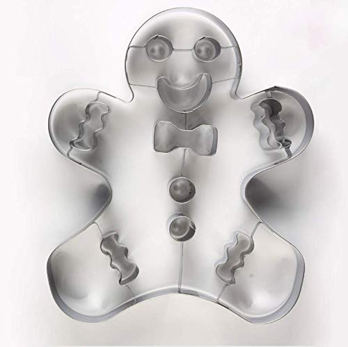 Gingerbread Man Cookie Module Joyous Smart Roast Tools Stainless Steel Mold Christmas Cookies Chips Biscuits Module