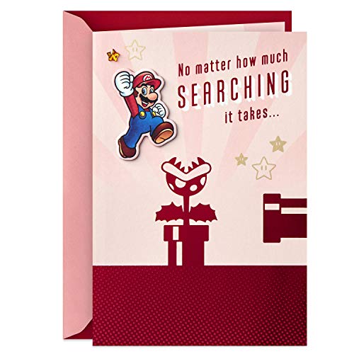 Hallmark Nintendo Super Mario Valentine’s Day Card for Significant Other