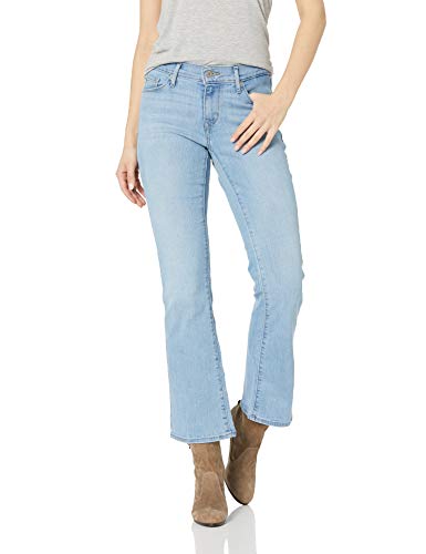 Levi’s Women’s Curvy Bootcut Jeans, Light Laughter, 27 (US 4) S