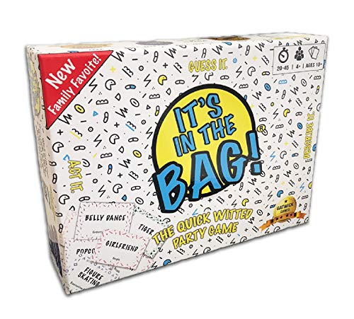 It’s in The Bag! – Newest Game for Family for Adults! for Parties! Laugh Out Loud in This Game of Teamwork. Describe, Guess & Charades! 4-20 Players
