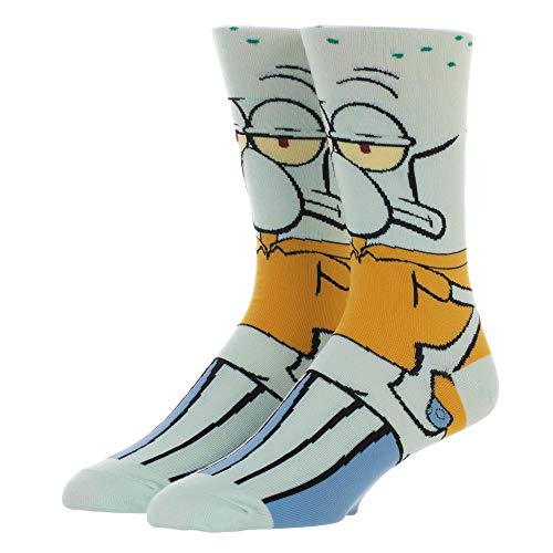 Squidward Socks Spongebob Squarepants Socks Squidward Clothing Spongebob Socks