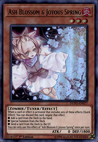 Yu-Gi-Oh! – Ash Blossom & Joyous Spring – DUPO-EN077 – Ultra Rare – 1st Edition – Duel Power