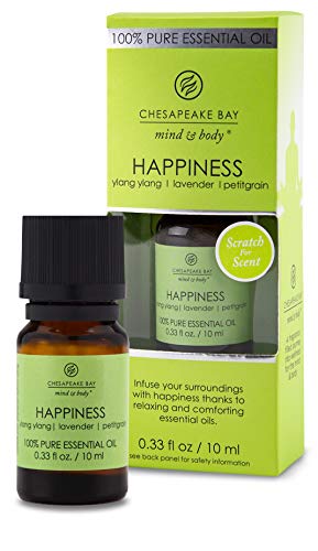 Chesapeake Bay Candle 100% Pure Essential Diffuser Oil, 10-Milliliter, Happiness (Ylang Ylang Lavender Petitgrain) Chesapeake Bay Candle 100% Pure Essential Diffuser Oil, 10-Milliliter, Happiness (Ylang Ylang Lavender Petitgrain)