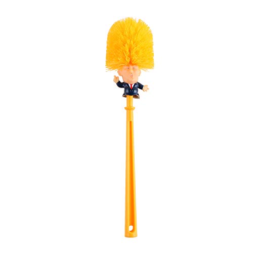EVERMARKET Trump Toilet Brush, Original Donald Trump Toilet Brush Cleaner, Funny Toilet Scubber,Make Toilet Great Again, Commander in Crap (Trump Toilet Brush#1)