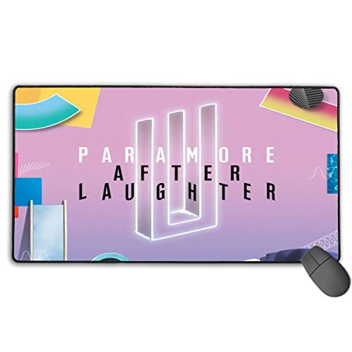 Adam B George Paramore After Laughter Non-Slip Base, Thick, Comfortable, Waterproof, Laptop, Keyboard, Game Console, Large Gaming Mouse Pad