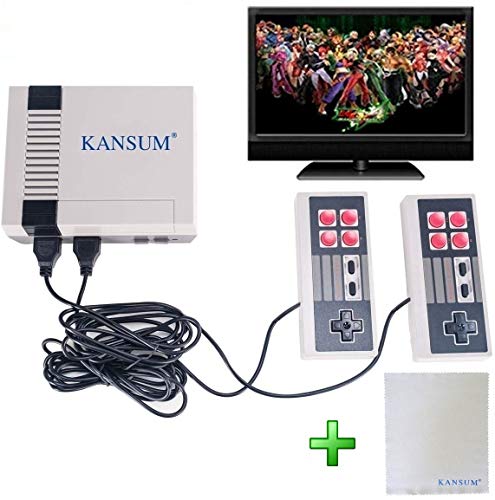 Classic Retro Family Game Console – with 620 Games ，Consoles Video Games, Built in 600 Video Games Consoles, (AV Out Cable), Children Gift，Bring You Happy Childhood Memories