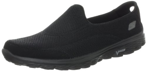 Skechers Performance Women’s Go Walk 2 Slip-On Walking Shoe, Black, 9.5 M US