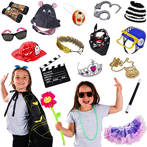 Photo Booth Props – Photo Booths for Parties – 15 Pc Assorted Photo Booth Kit by Funny Party Hats