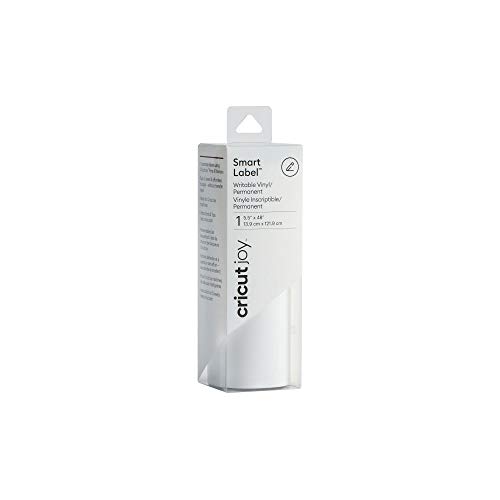 Cricut Joy Smart Label Writable Vinyl – Adhesive Decal Roll – 5.5″ x 48″ – DIY Label Making for Home Organization, Wedding Labels, Address Labels