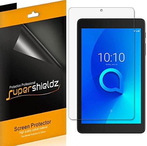 (3 Pack) Supershieldz for Alcatel Joy Tab/Joy Tab Kids and Alcatel 3T (8 inch) Screen Protector, High Definition Clear Shield (PET)