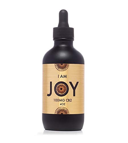 I Am Joy: Pure Hemp Oil Extract, CB2 Terpenes, 24k Gold Ormus, C60, Lavender, Rose & Lemon Flavor – The Best & Only Blend of its Kind for Pain Stress Anxiety Relief Focus Clarity Happiness 4oz 100mL
