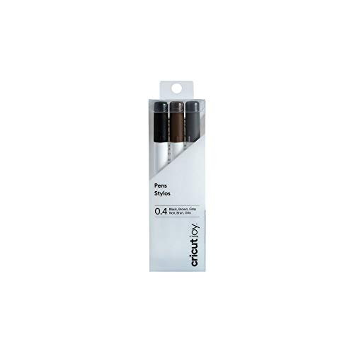 Cricut Joy Fine Point Pens, 0.4 mm (3) Black, Brown, Gray Cricut Joy Fine Point Pens, 0.4 mm (3) Black, Brown, Gray