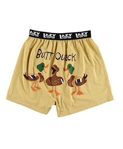 Butt Quack Soft Comical Boxers for Men by LazyOne | Funny Mens Boxers (Medium) Butt Quack Soft Comical Boxers for Men by LazyOne | Funny Mens Boxers (Medium)